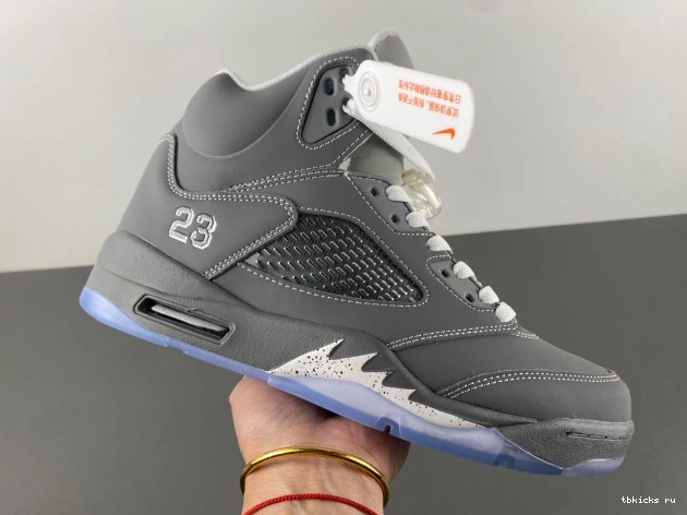 Rep TB Grey Jordan Air Retro Wolf 136027-005 5 0720